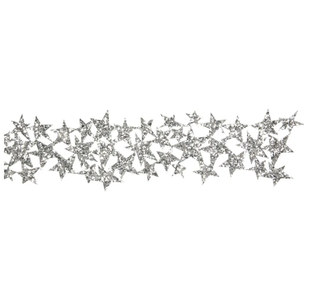 HALBACH Deko-, Motiv- & Schmuckband>Glitterband "Sterne"