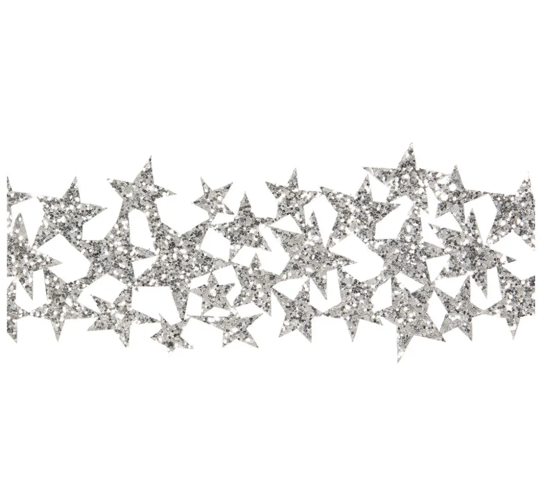 HALBACH Deko-, Motiv- & Schmuckband>Glitterband "Sterne"