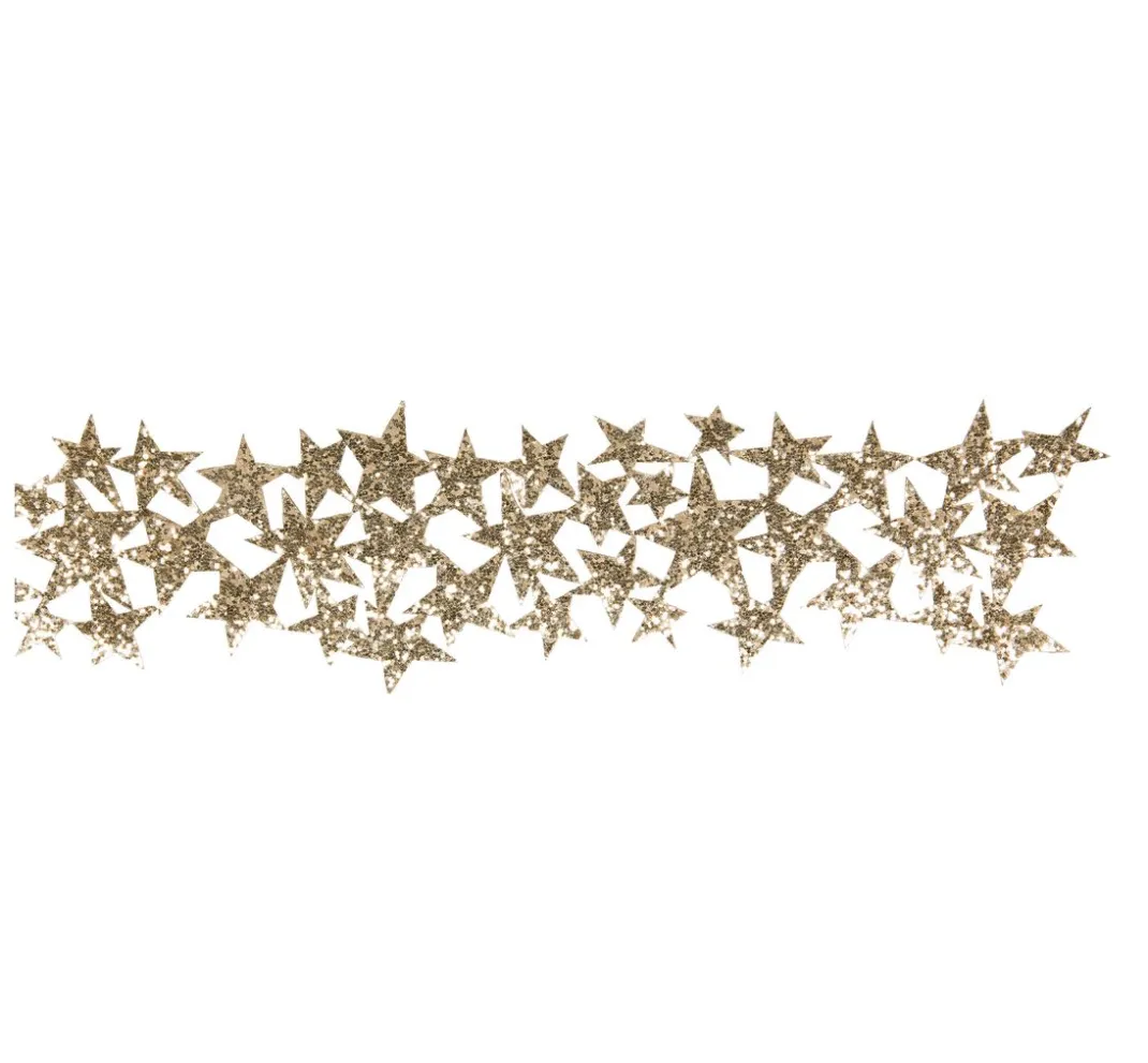 HALBACH Deko-, Motiv- & Schmuckband>Glitterband "Sterne"