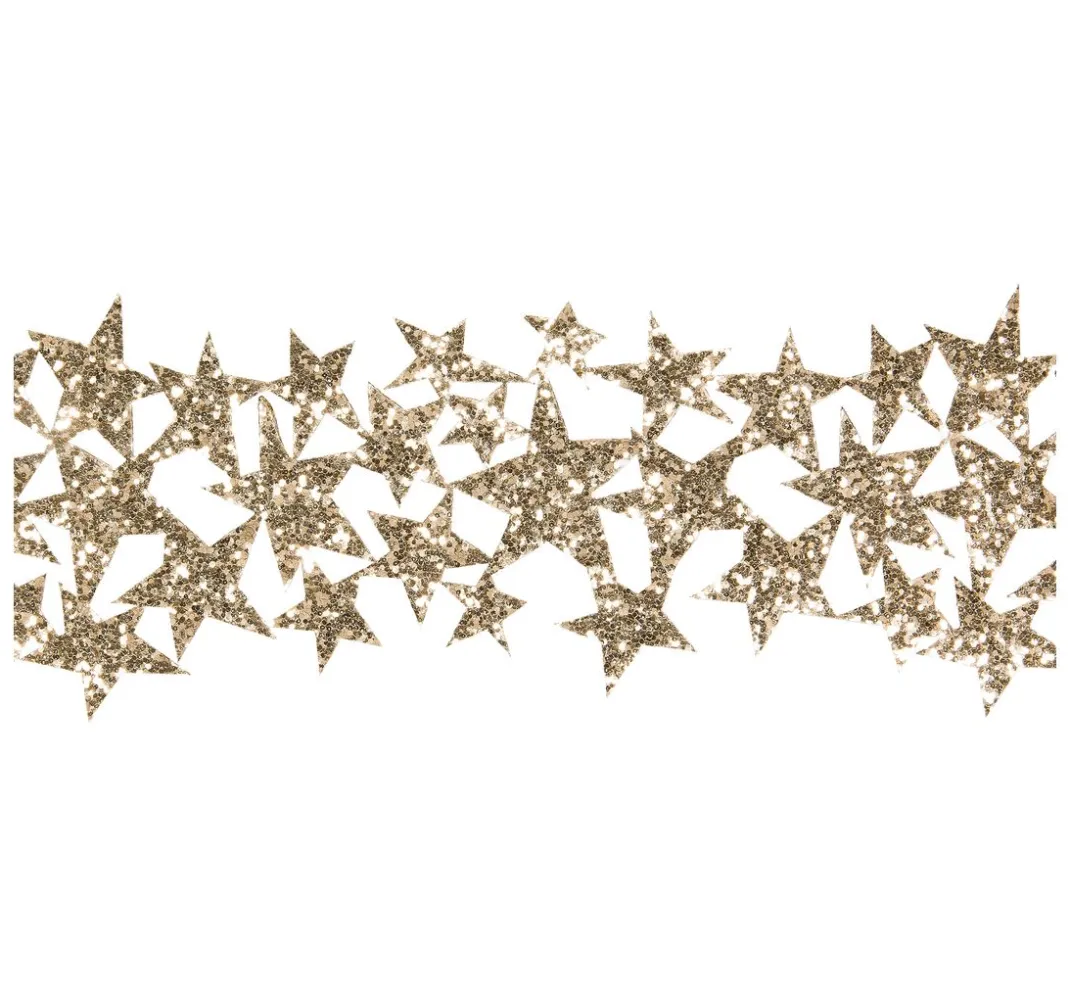 HALBACH Deko-, Motiv- & Schmuckband>Glitterband "Sterne"
