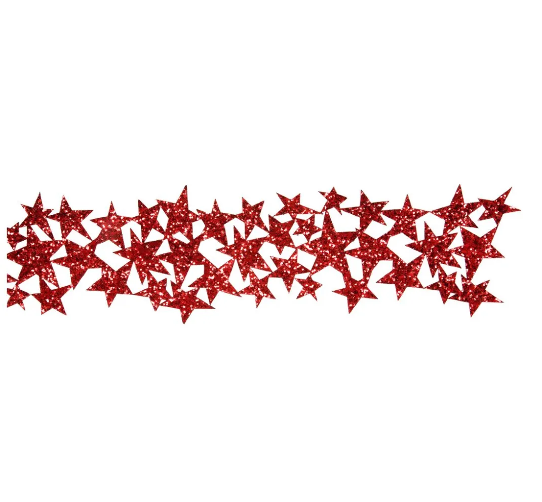 HALBACH Deko-, Motiv- & Schmuckband>Glitterband "Sterne"