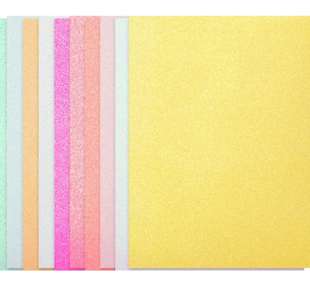 Rico Design Spezialpapier & -Karton|Scrapbooking>Glitterpapier "Candy Mix"