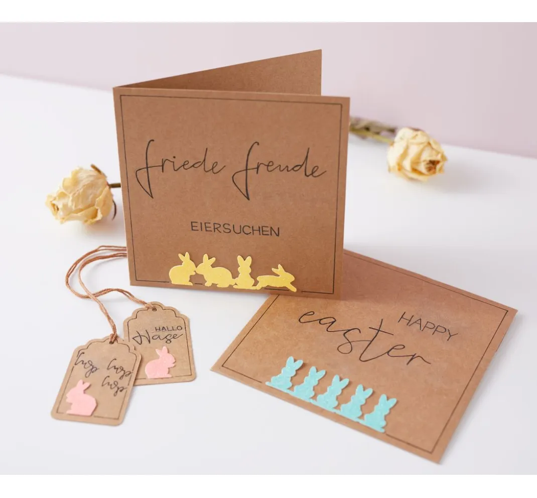 Rico Design Spezialpapier & -Karton|Scrapbooking>Glitterpapier "Candy Mix"
