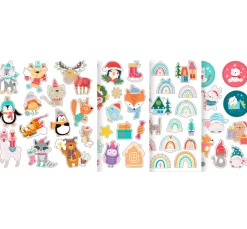 URSUS Scrapbooking|Sticker & Klebebänder>Glitzersticker-Set "Weihnachten"