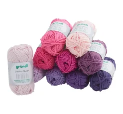 gründl Topflappengarn|Baumwollgarn>Cotton Quick Mini "Shades of Pink and Violet"