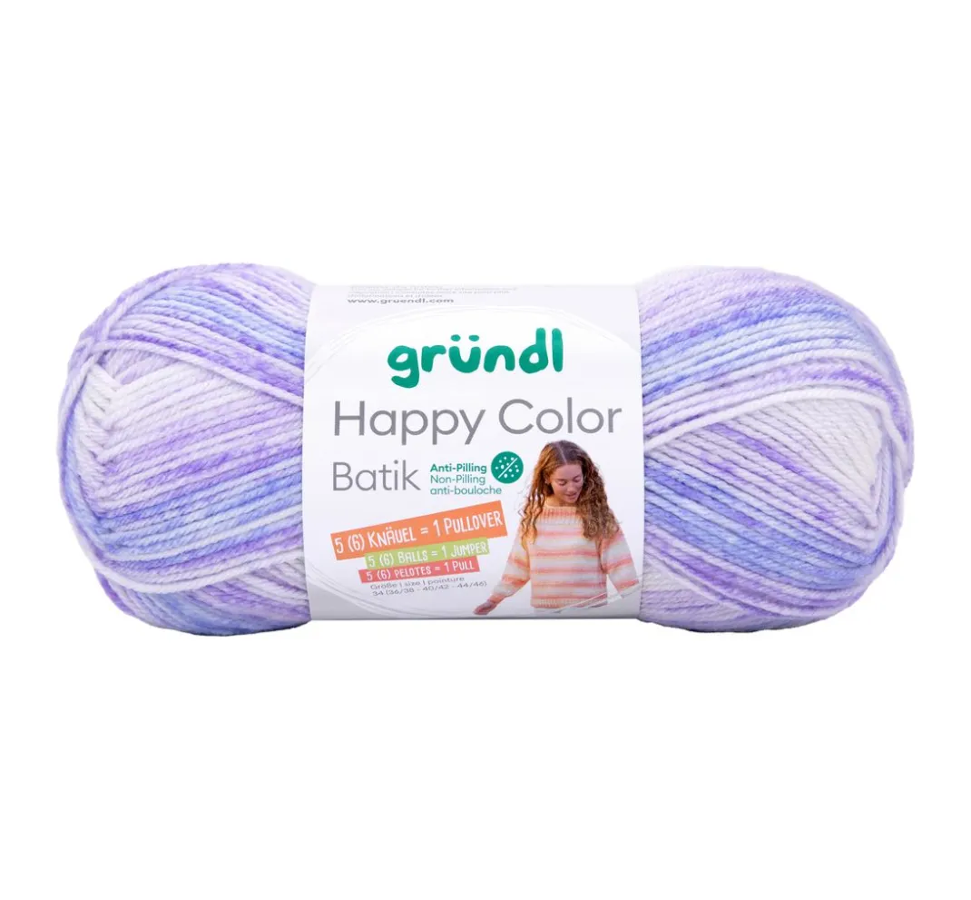 gründl Farbverlaufsgarn|Stricken>"Happy Color Batik"