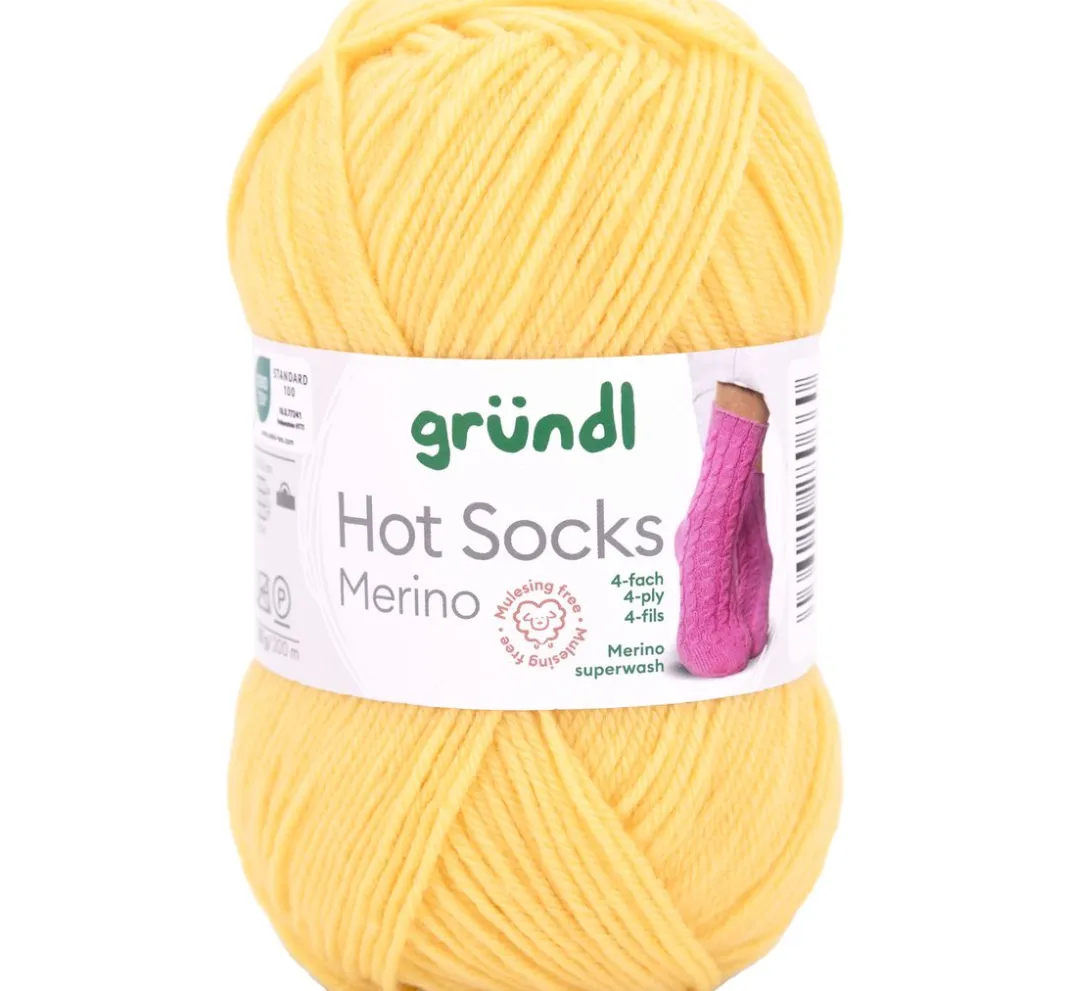 gründl Sockenwolle|Schurwolle>Wolle "Hot Socks Merino"