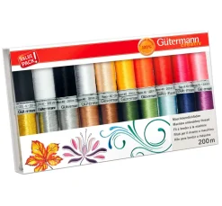 Gütermann creativ Sticken>Gütermann Maschinenstickfaden-Set