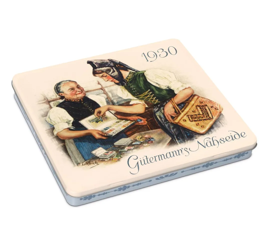 Gütermann creativ Nähgarne & Overlockgarn|Nähsets>Gütermann Nostalgie-Box Allesnäher, 30 Spulen