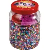 Kinder Hama Sets|Bügelperlen-Sets>-Perlen "Starter-Set" mit 2 Stiftplatten