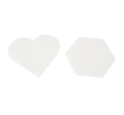 Kinder Hama Stiftplatten>-Stiftplatten "Herz & Sechseck"