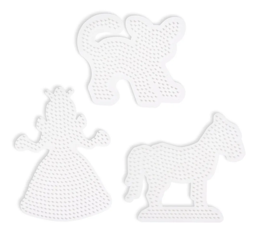 Kinder Hama Stiftplatten>-Stiftplatten "Tiere und Prinzessin"