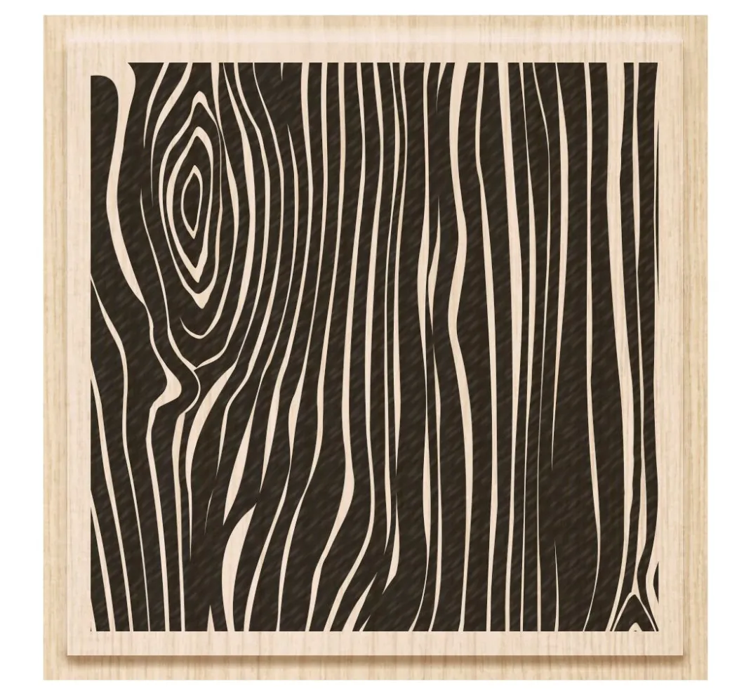 Heyda Stempel & Zubehör|Kartengestaltung>Hintergrund-Stempel "Holzmaserung"