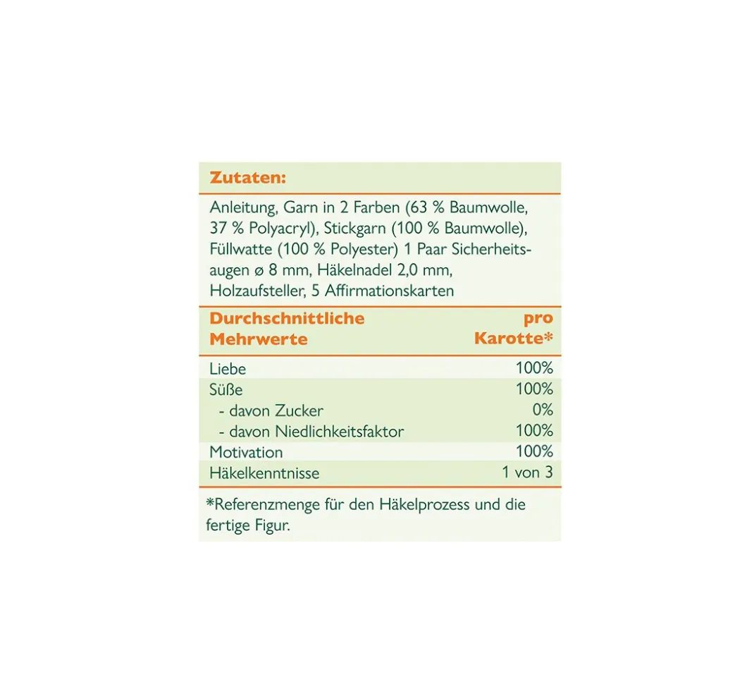 Topp Häkelset|Häkeln>Häkel-Set "Emotional Support Veggies"