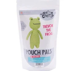 Kinder Knitty Critters Stricken & Häkeln|Häkelset>Häkelset "Frosch Trevor"