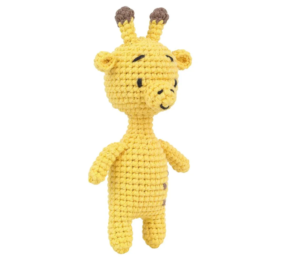 Kinder Knitty Critters Stricken & Häkeln|Häkeln>Häkelset "Giraffe Bridget"