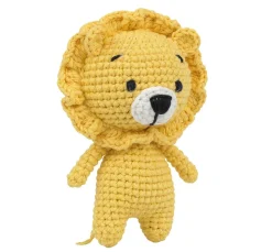 Kinder Knitty Critters Stricken & Häkeln|Häkelset>Häkelset "Löwe Leo"