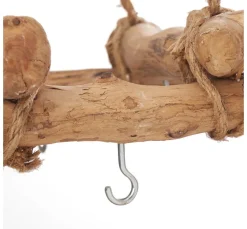 ohne Marke Deko-Zubehör|Anhänger>Holz Deko Leiter mit Ösen, zum Hängen