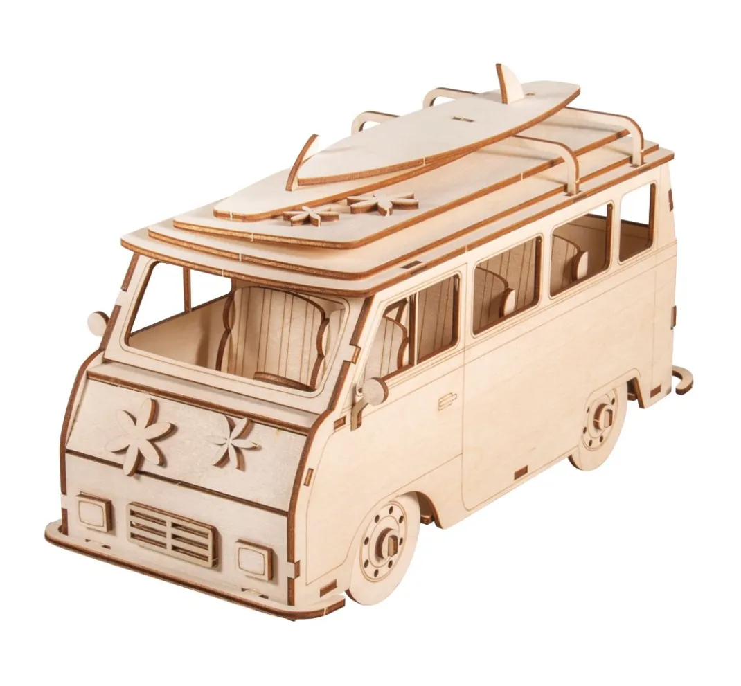 Rayher Holz, Mdf & Pappmaché|Serviettentechnik>Holzbausatz "Campingbus"