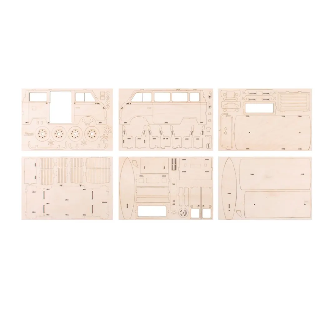 Rayher Holz, Mdf & Pappmaché|Serviettentechnik>Holzbausatz "Campingbus"