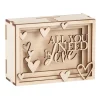 Rayher Holz, Mdf & Pappmaché>Holzbausatz Spardose "Love"