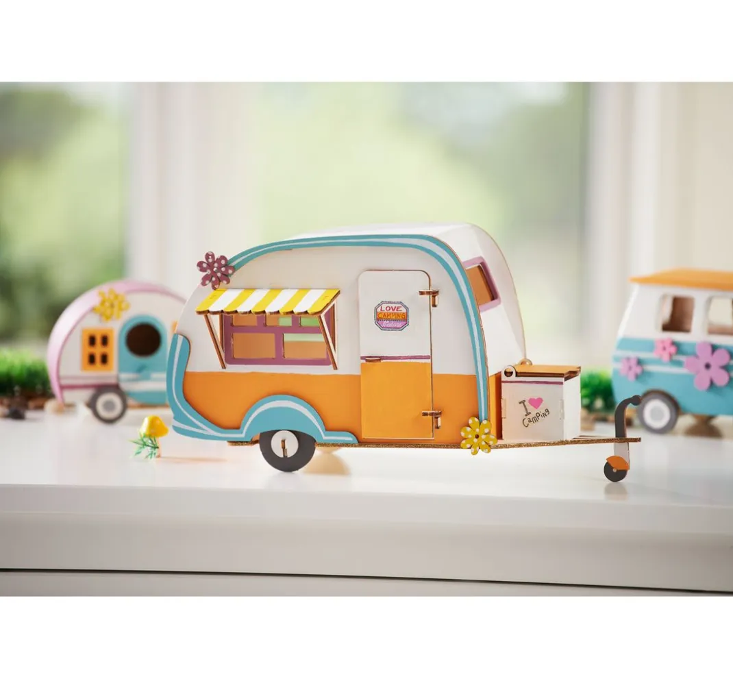 Rayher Holz, Mdf & Pappmaché>Holzbausatz "Wohnwagen"