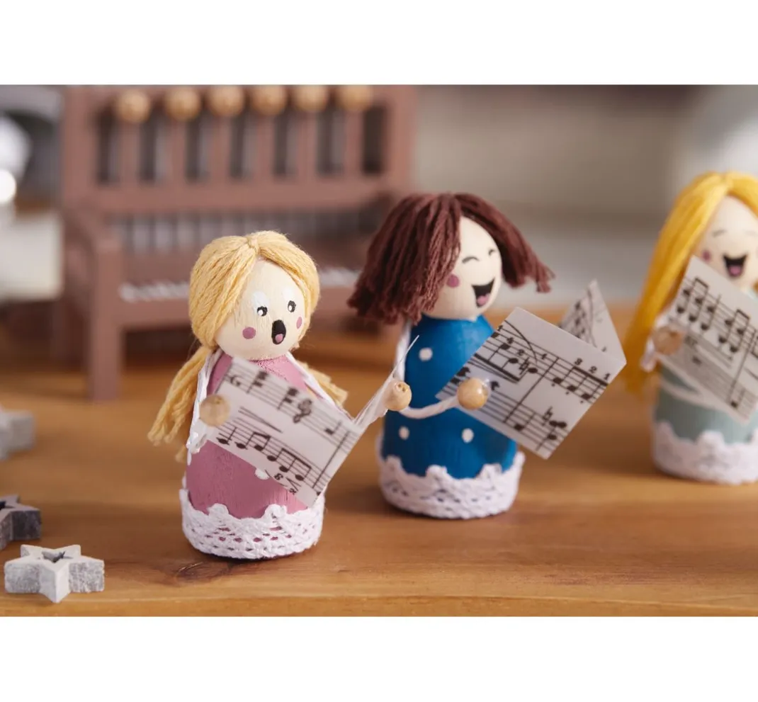 Kinder creativ company Marionetten & Figuren|Holz, Mdf & Pappmaché>Holzfigur "Kegel"