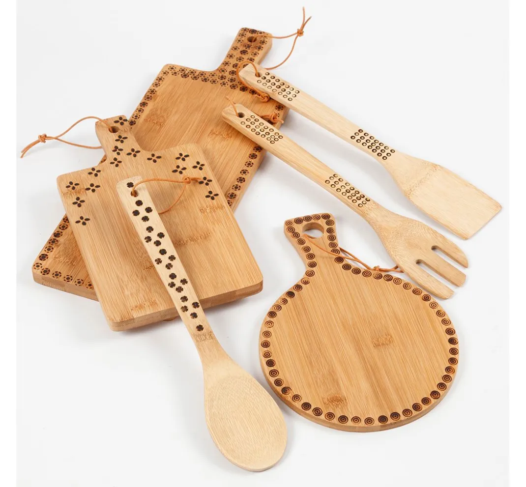 creativ company Holz, Mdf & Pappmaché>Holzlöffel Bambus