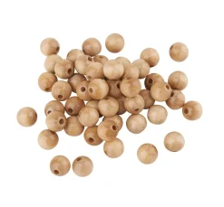 Kinder KNORR prandell Holz|Perlen>Holzperlen, Ø 10 mm, ca. 50 Stück