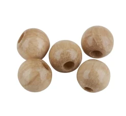 Kinder KNORR prandell Perlen|Holz>Holzperlen, Ø 6mm, ca. 125 Stück