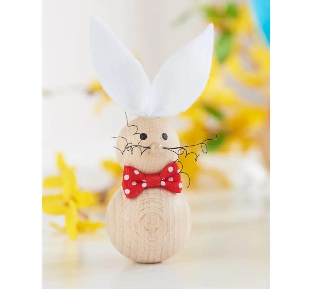 Kinder KNORR prandell Perlen|Holz>Holzperlen, Ø 6mm, ca. 125 Stück