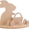 Pronty Crafts Holz, Mdf & Pappmaché>Holz-Steckmotiv "Hase im Osternest"