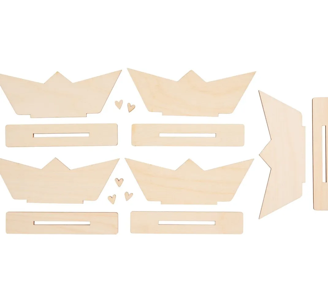 Rayher Holz, Mdf & Pappmaché>Holz-Steckmotive "Schiffe"