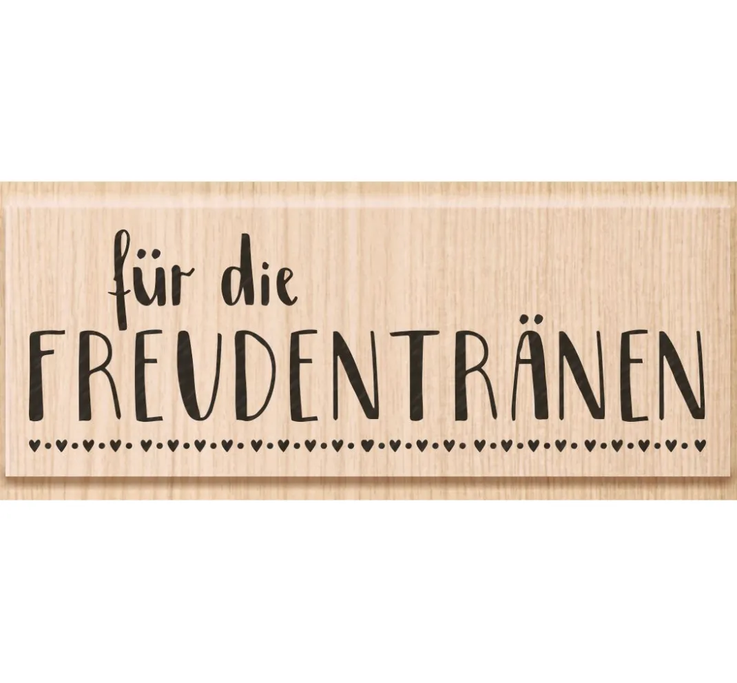 Heyda Stempel & Zubehör|Kartengestaltung>Holzstempel "Freudentränen"