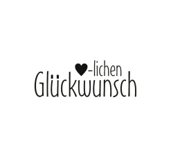 Meyco Stempel & Zubehör|Kartengestaltung>Holzstempel "Herzlichen Glückwunsch"