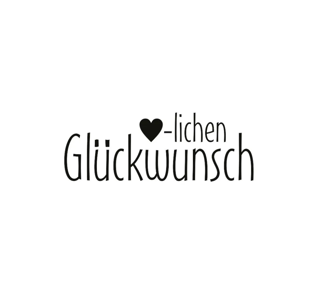 Meyco Stempel & Zubehör|Kartengestaltung>Holzstempel "Herzlichen Glückwunsch"