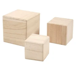 creativ company Decoupage|Décopatch>Holzwürfel, 3er-Set