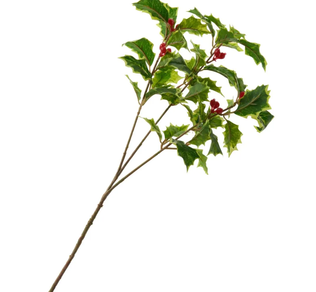 DPI Bäume & Zweige>Ilex Zweig mit Beeren, 40 cm