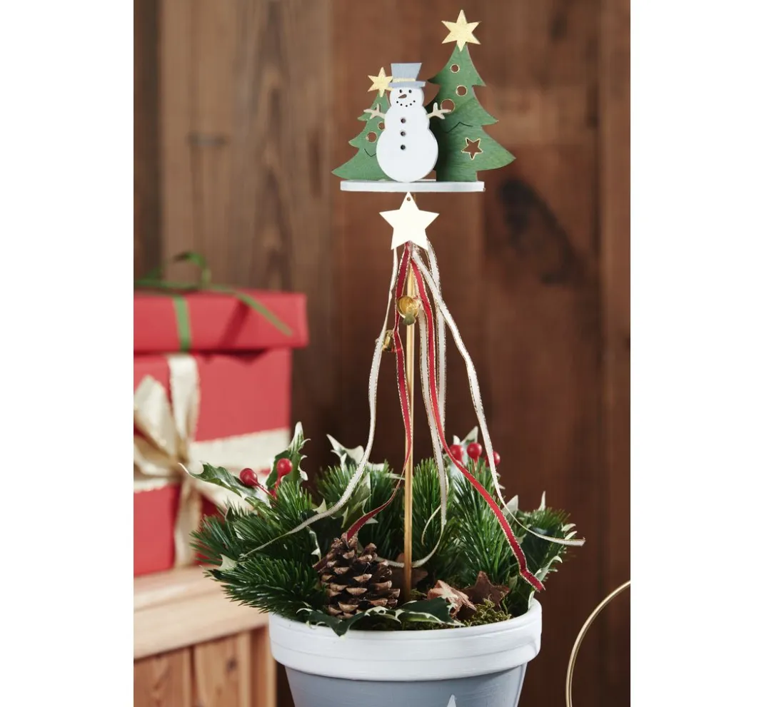 DPI Bäume & Zweige>Ilexzweig mit Beeren, 33 cm
