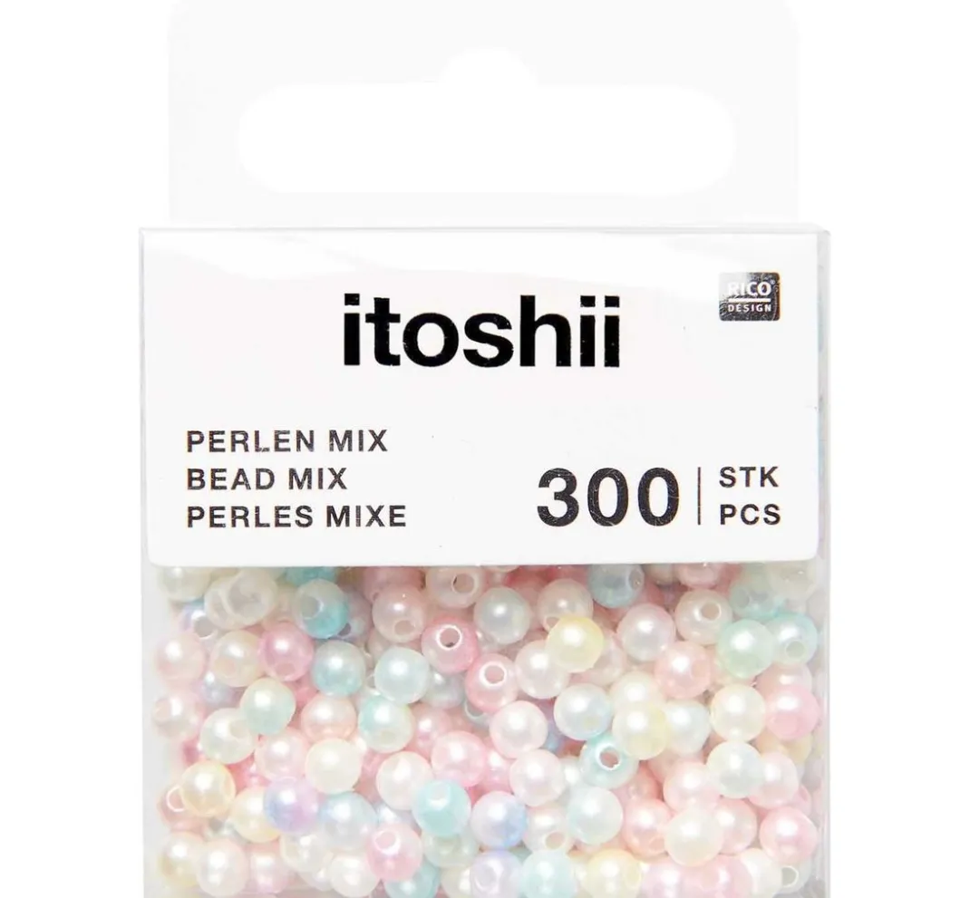 Rico Design Acrylperlen|Itoshii>itoshii Perlen, 4 mm
