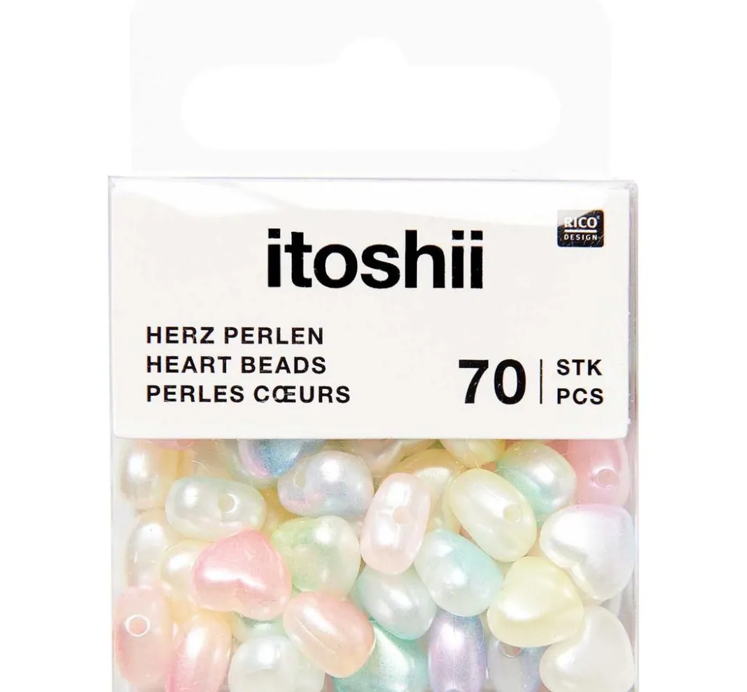 Rico Design Itoshii|Acrylperlen>itoshii Perlen, Herzen
