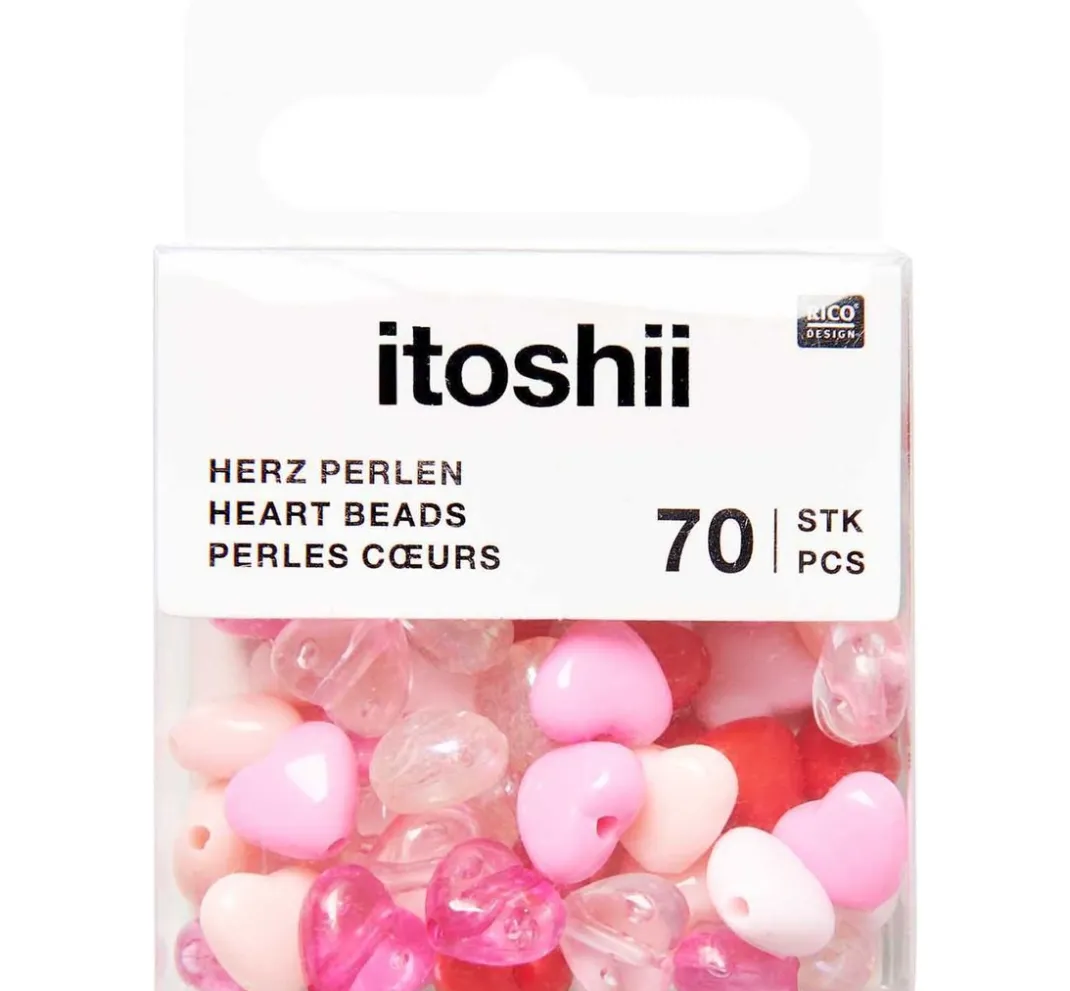 Rico Design Itoshii|Acrylperlen>itoshii Perlen, Herzen