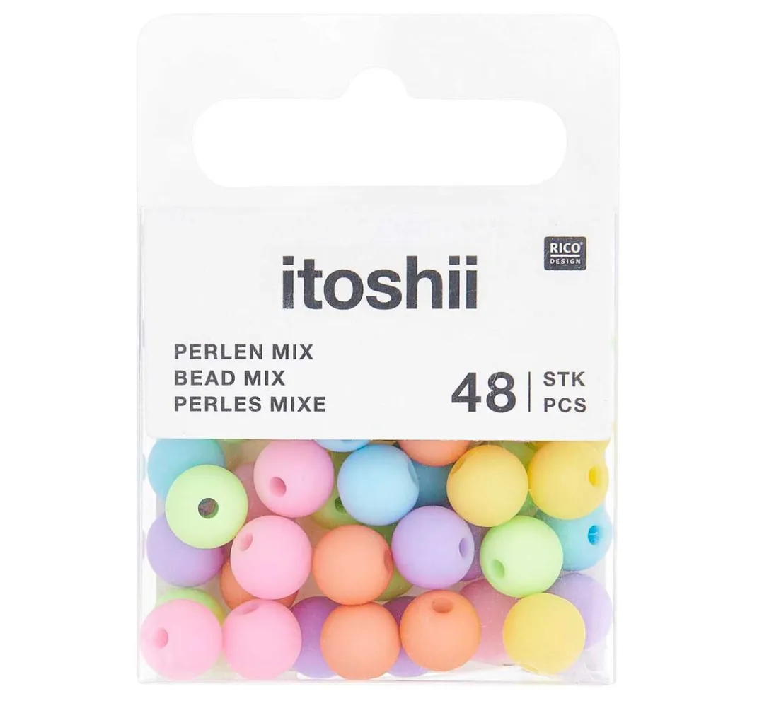 Kinder Rico Design Itoshii|Perlen>itoshii Perlen-Set "Pastell Matt"