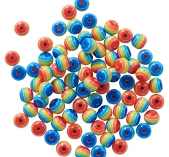 Kinder Rico Design Itoshii|Perlen>itoshii Perlen-Set "Regenbogen", 6 mm