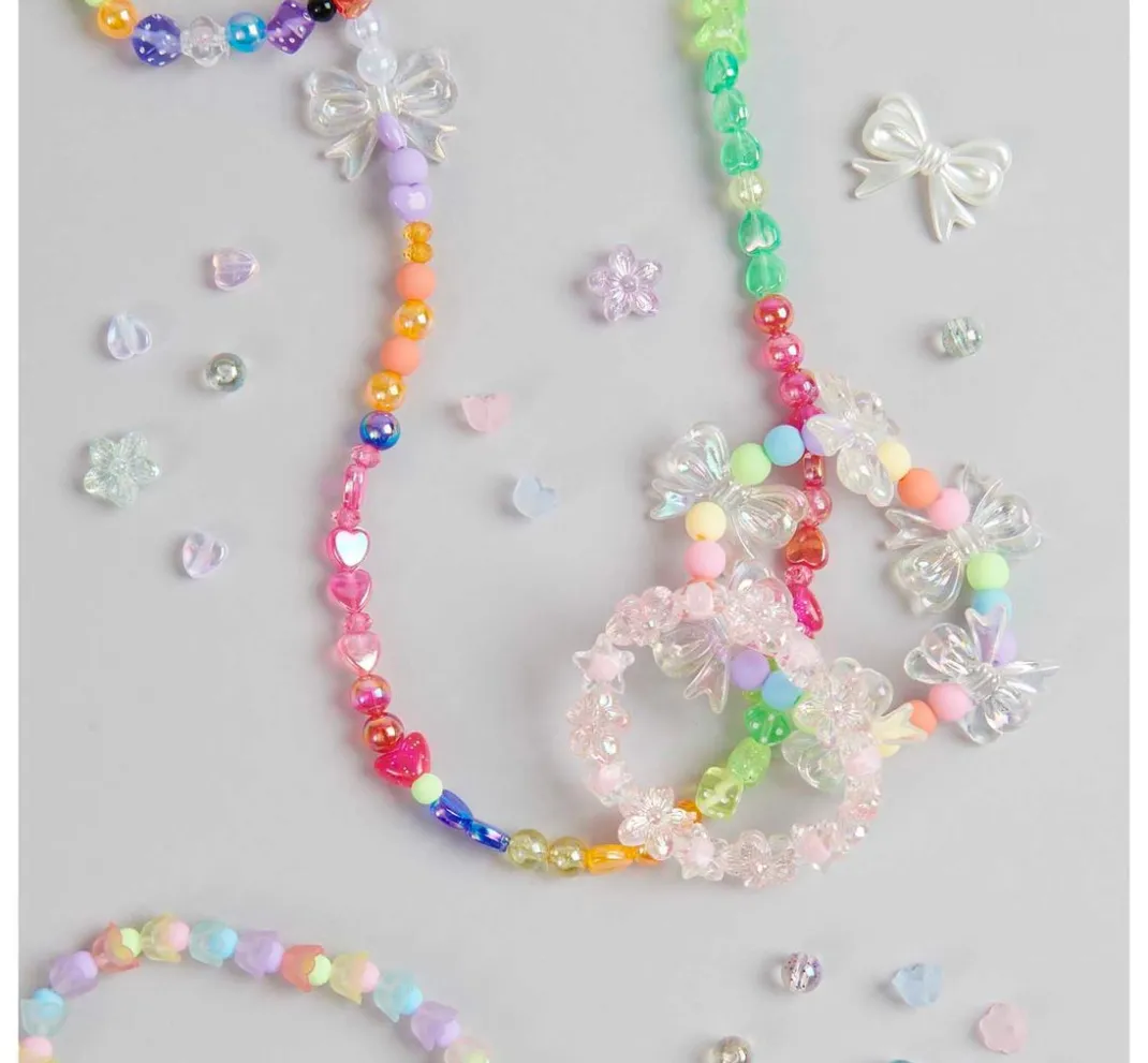 Kinder Rico Design Itoshii|Perlen>itoshii Perlen-Set "Schleifen Holografisch"