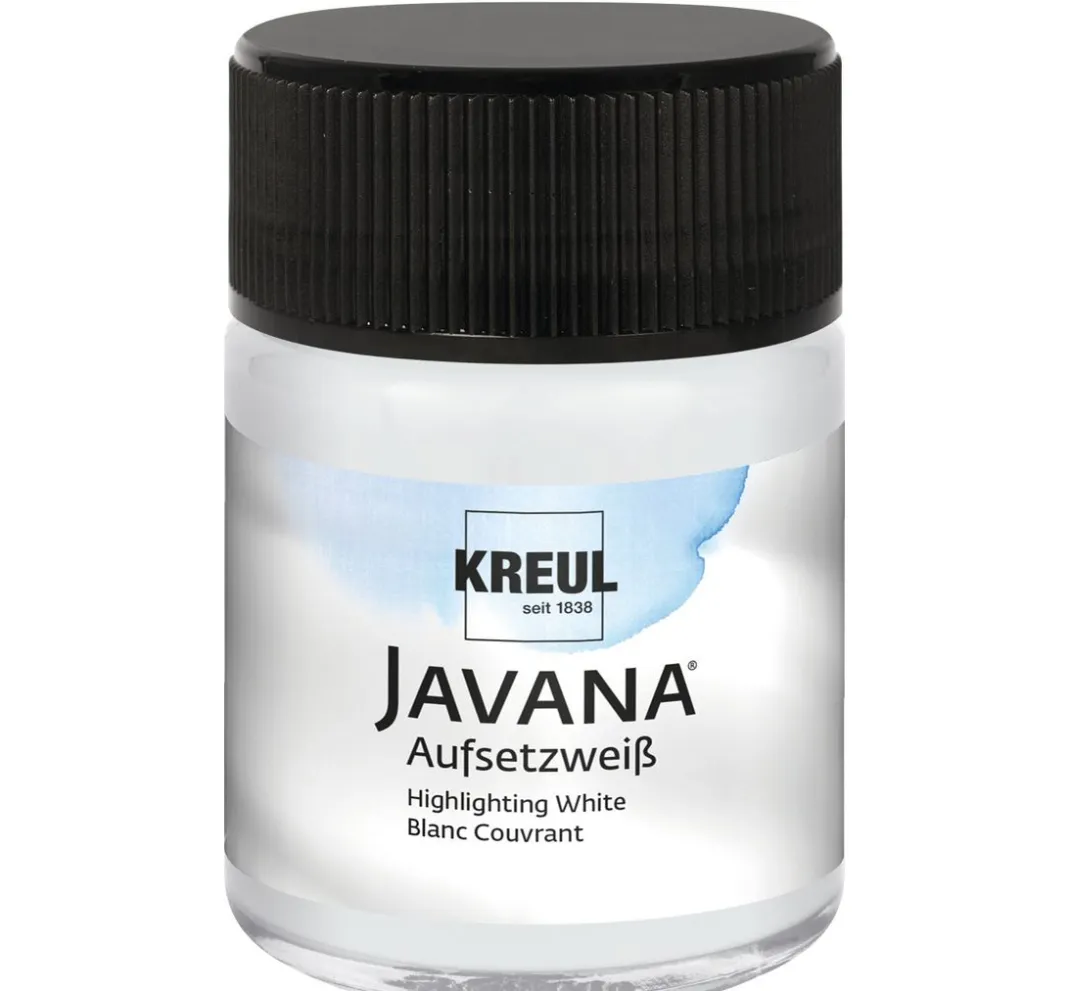 Kreul Kreative Seidenmalerei|Textilfarbe>JAVANA Seidenmalfarbe, 50 ml, Aufsetzweiß