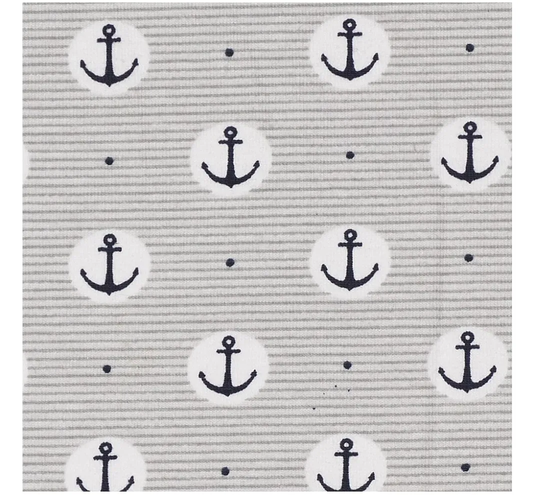 Kinder VBS Marktplatz Jerseystoff|Stoff Meterware>Jersey-Stoff "Anker"