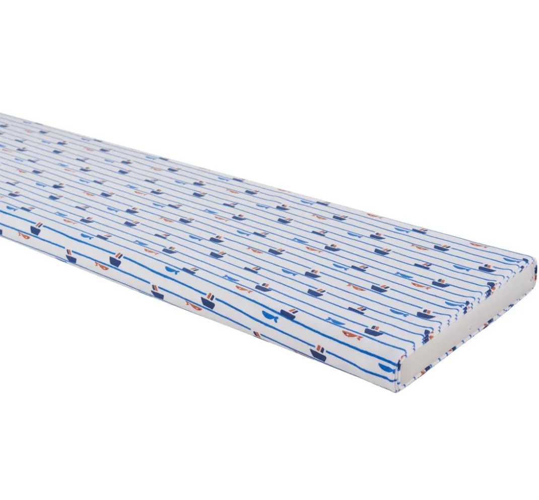 VBS Marktplatz Jerseystoff|Stoff Meterware>Jersey-Stoff "Boote und Fische"