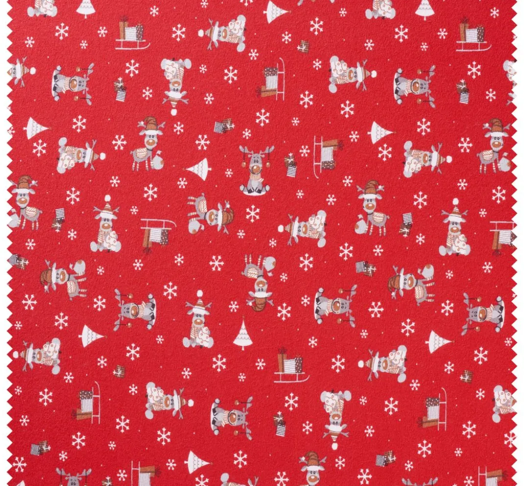 VBS Marktplatz Jerseystoff|Stoff Meterware>Jersey-Stoff "Elch Ruby"