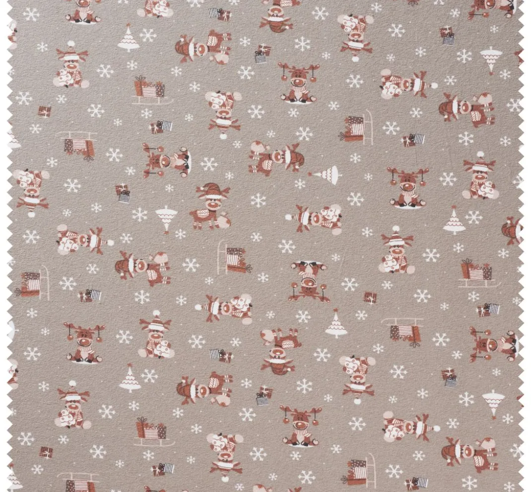 VBS Marktplatz Jerseystoff|Stoff Meterware>Jersey-Stoff "Elch Ruby"